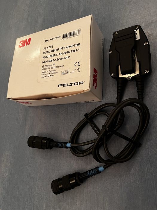 Тангента 3M peltor FL5701 dual MBITR (ops core amp sordin peltor comtac invisio T7)