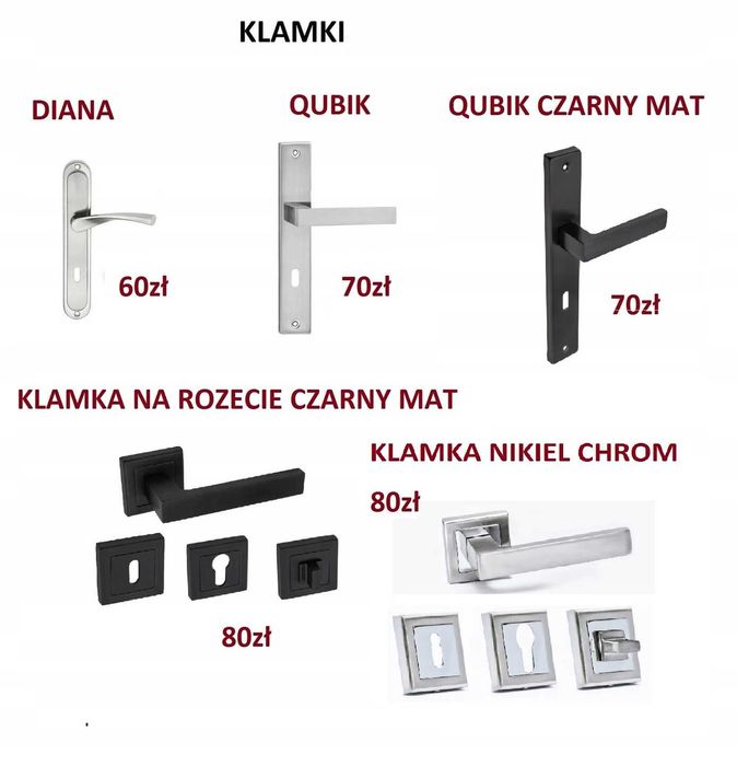 WinDoor Indus drzwi białe lakierowane PEŁNE - WYPRZEDAŻ MAGAZYNU