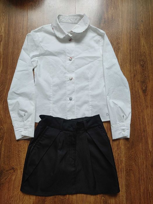 Zestaw koszula i bluzka 116