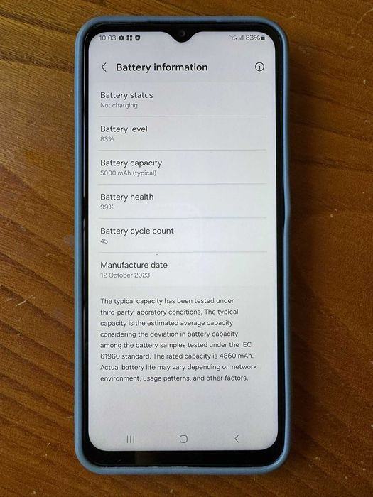 Samsung Galaxy A23 5G - 128GB - Azul | COMO NOVO