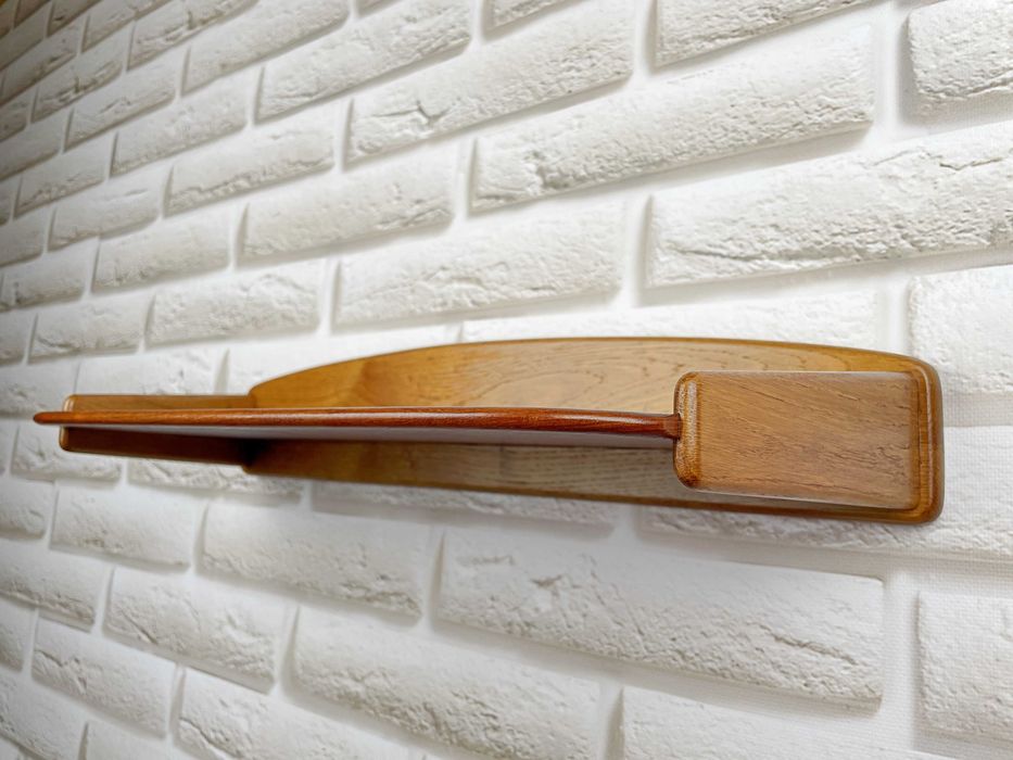Półka ścienna, Dania lata 70 – Mid-Century, Skandynawski, PRL, wisząca