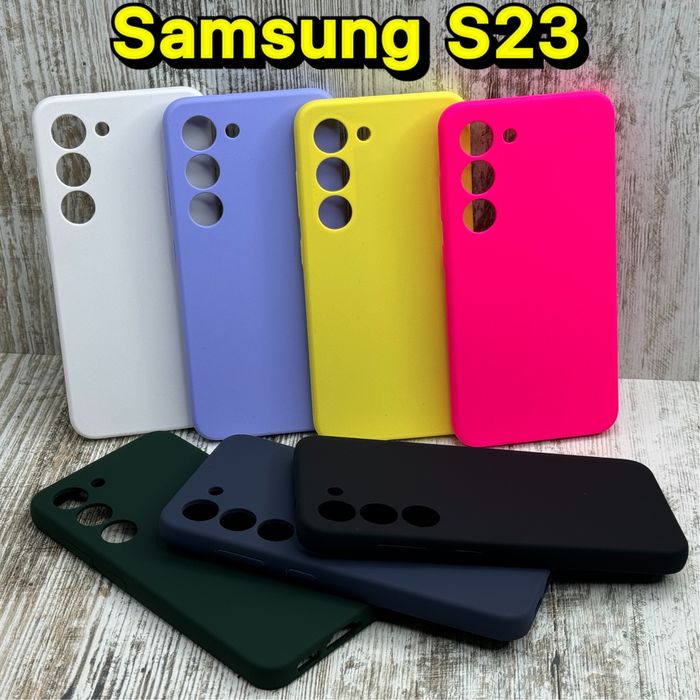 Чехол софттач Silicone Case на Samsung S23/ S23 Plus/ S23 Ultra Чохол