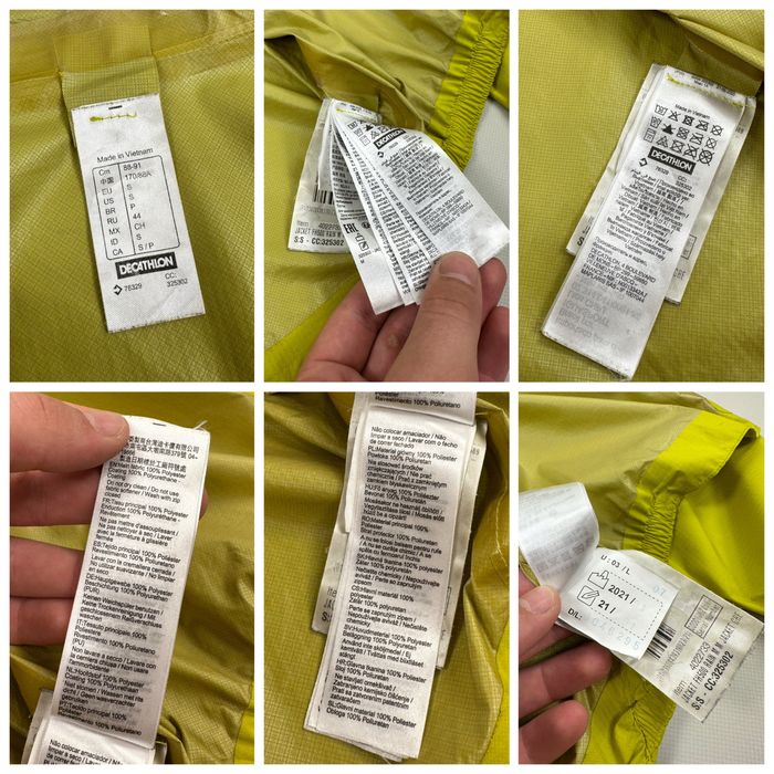 Чоловіча ультралегка куртка, вітровка Quechua MH500 Decathlon Gore-Tex нейлон розмір С
