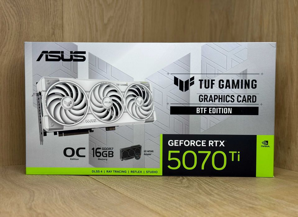 Asus Tuf-RTX5070TI-O16G-BTF-White