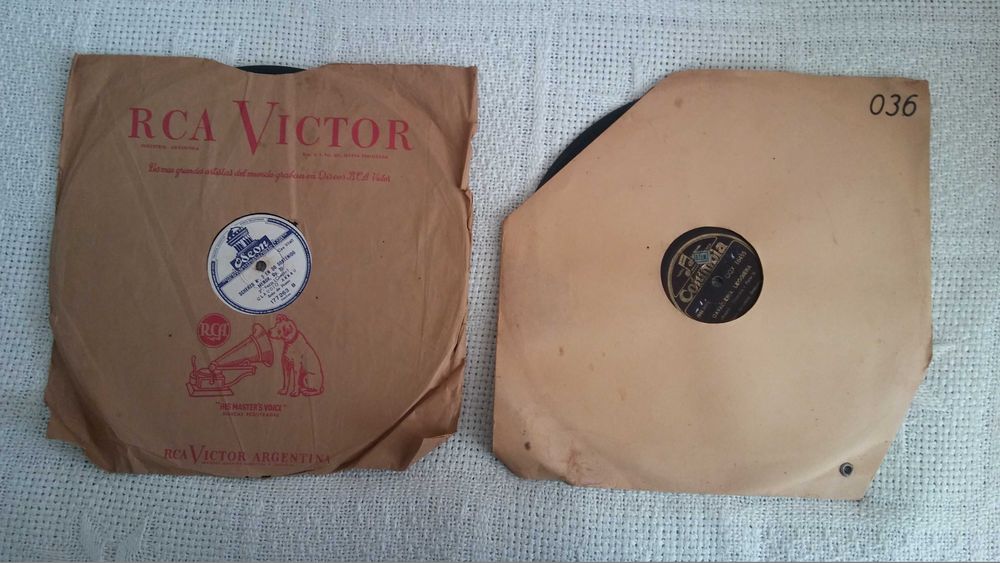 Stare płyty szelakowe