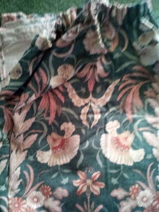 Шторы на подкладке и широкой ленте