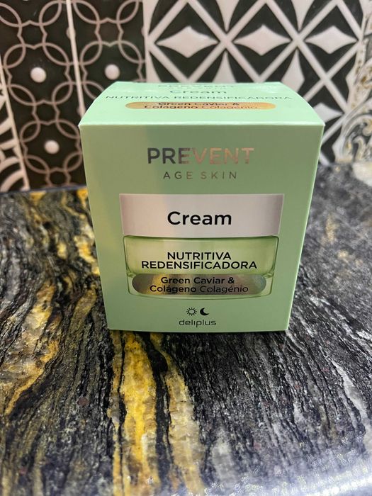 Krem do twarzy odżywczy Green Caviar i Kolagen PreventAge Ski.Deliplus