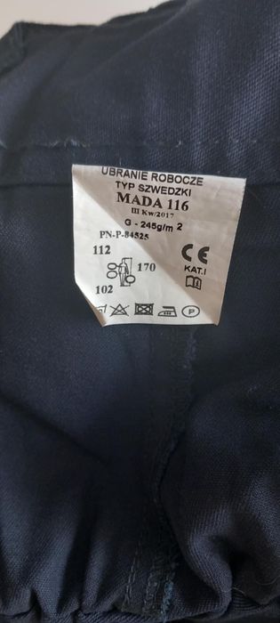 Ogrodniczki męskie granatowe, Mada,r. XL