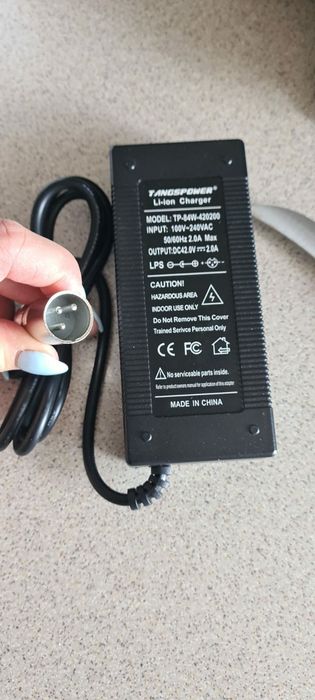 Ładowarka do roweru 36V 2A sdi Samsung Li-ion 3 piny promocja.