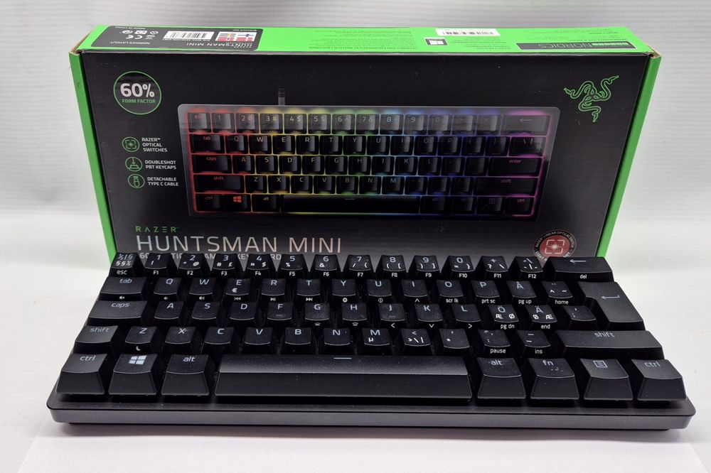 Klawiatura mechaniczna RAZER HUNTSMAN MINI (nordic), Komis Jasło Czackiego