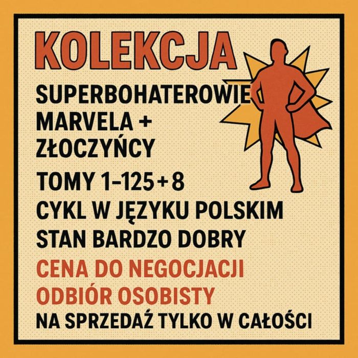 Odbiór osobisty Kolekcja komiksów Superbohaterowie Marvela + Złoczyńcy