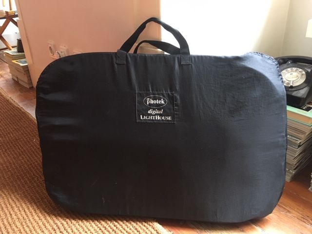 Tenda Lighthouse para fotografar objectos