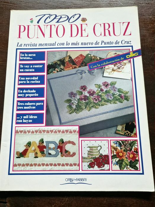 8 Revistas Todo Punto de Cruz em Espanhol