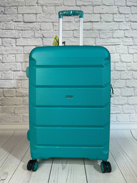 Валіза середня 4 колеса 646/M бірюзова Airtex (Франція)