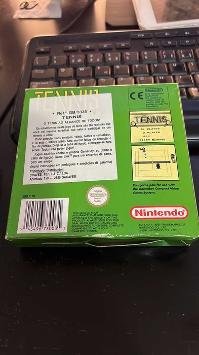 [Nintendo Gameboy] Tennis (Jogo Original)