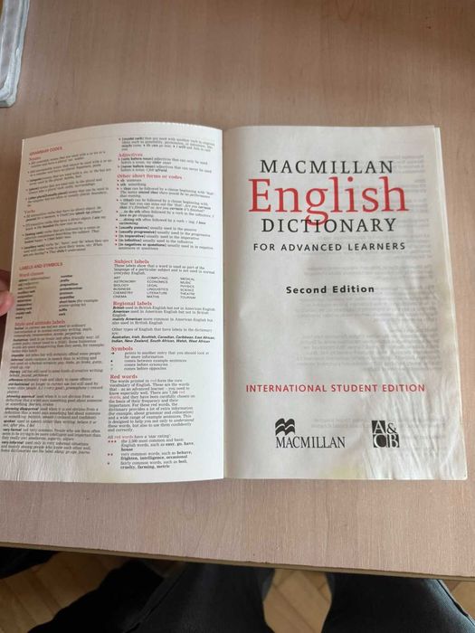 macmillan dictionary - купити книги, журнали - Ціна на OLX.ua
