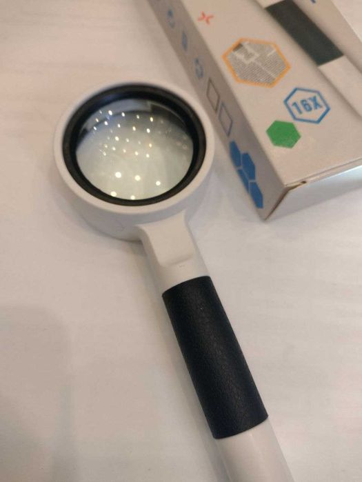 Лупа 16 крат. Мощная. Для школьников и взрослых
