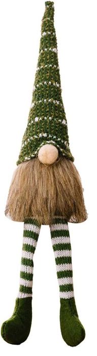 Skrzat świąteczny krasnal dekoracja świąteczna figurka ozdoba 37 cm