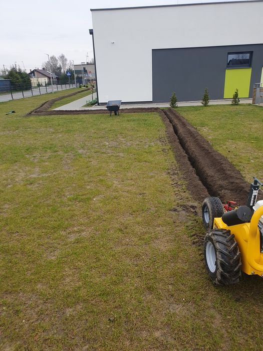 Glebogryzarka separacyjna usług ogrodnicze, trawniki, systemy nawadnia