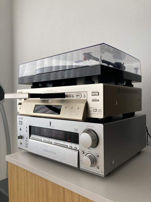 Leitor DVD/CD/Video CD Raro Topo de Gama Sony DVP-S7700