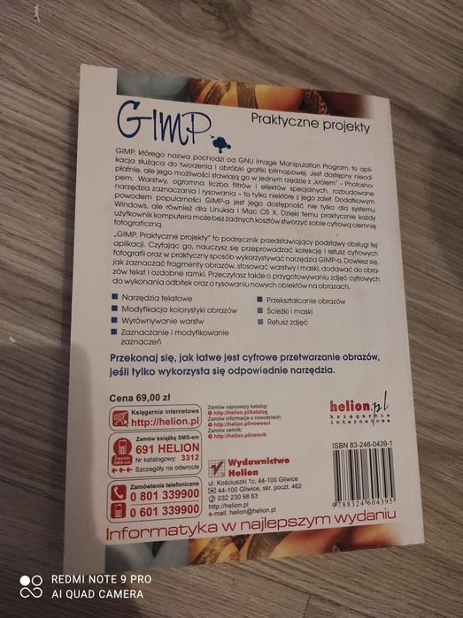 Książka GIMP Włodzimierz Gajda