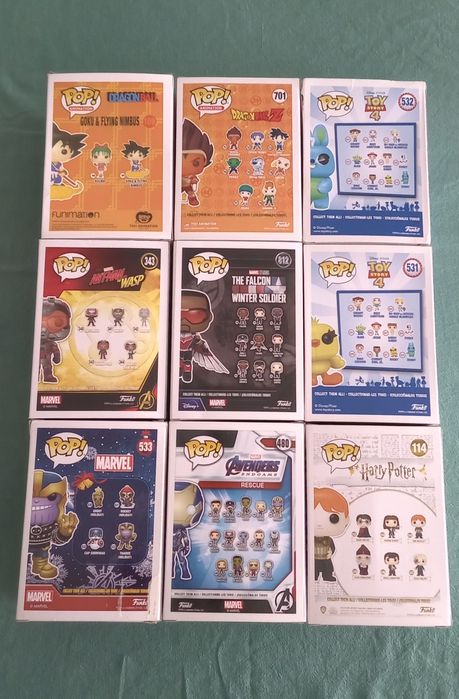 Funko Pop (Leia descrição)