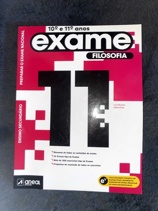 Livro exame Filosofia 11º Ano (2023) – Como Novo