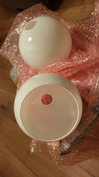 Klosz kulisty 30mm 5szt otwarty biały t210