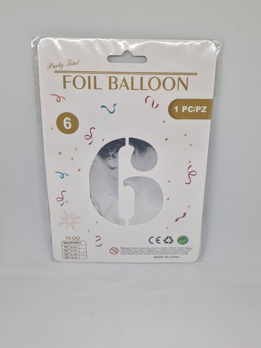 Balon foliowy Cyfra, srebrny, duży balon 6

SZYBKA WYSYŁKA 

Balon fol