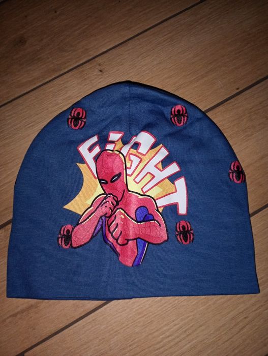 Bawełniana czapka dziecięca Spiderman