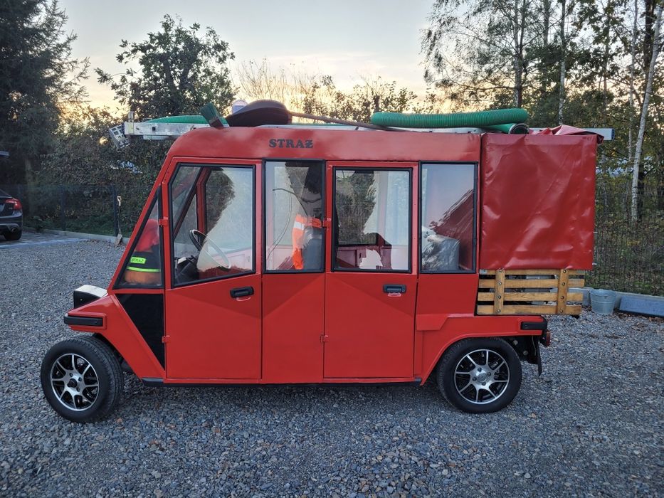 Melex wózek elektryczny Straż OSP PSP MDP pojazd specjalny 48v
