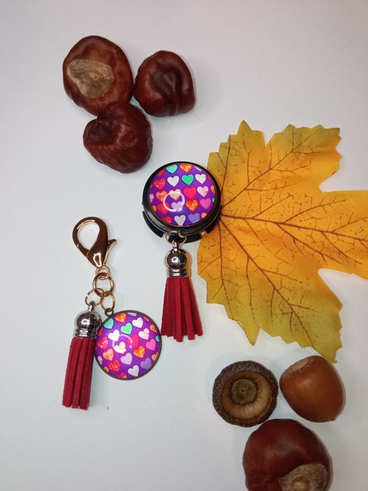 Zestaw guzik do Obag Moon Light ML + brelok Dzień Matki Prezent