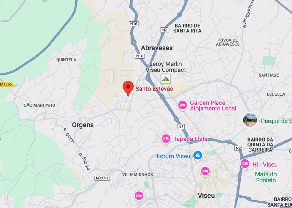 Lote de terreno para moradia em banda, Santo Estevão, Abraveses, Viseu