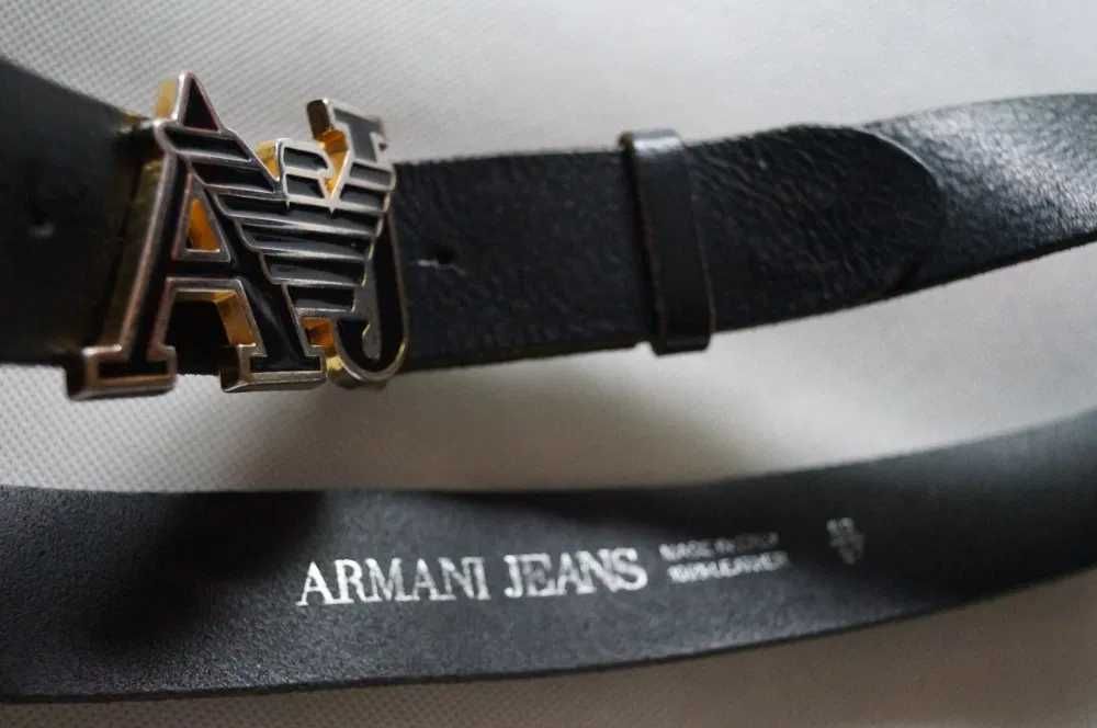 Pasek Armani Gold Jeans
