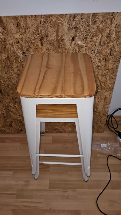 2 bancos Altos 31x31 75cm de altura