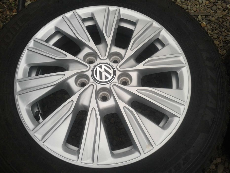 oryginalne r17 5x120 felgi 17cali wzmacniane jak nowe 2024rok mielec volkswagen 7t0 transporter t7 t6 t5 caravella multivan t-7 t-6 oem 6,5j et60