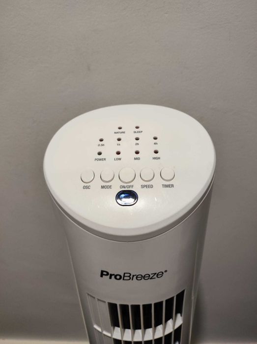 ProBreeze - Ventilador de Torre Oscilante de 30" - Branco *como NOVOS*