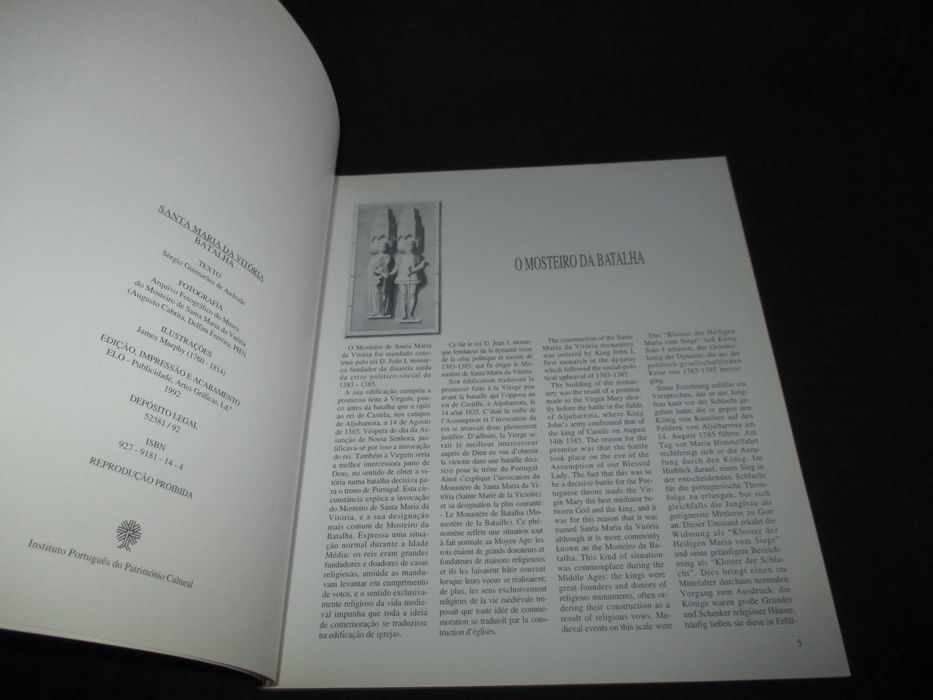 Livro Santa Maria da Vitória Batalha Sérgio Guimarães de Andrade
