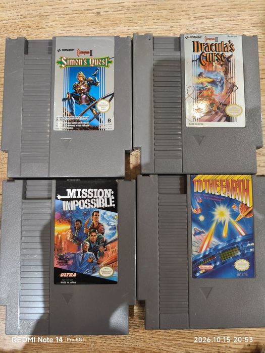 Zestaw gier Nintendo Entertainment System NES