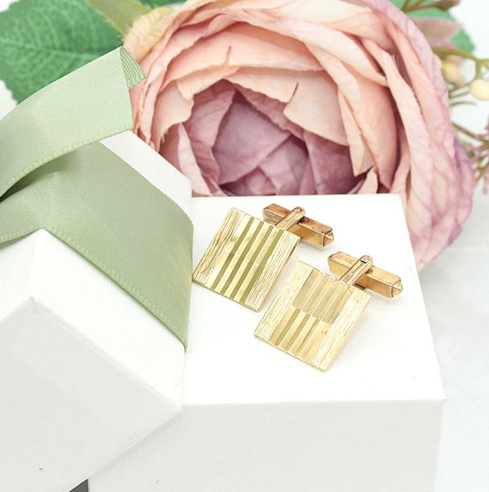 Złote spinki do mankietów p.333/6,84g