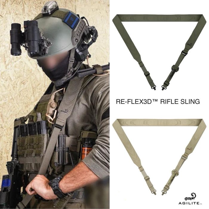 Двоточковий збройовий ремінь Agilite RE-FLEX3D™ RIFLE SLING