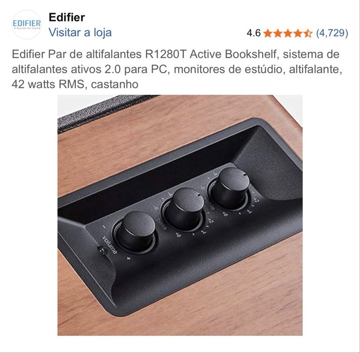 Edifier Par de altifalantes