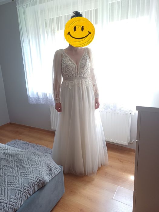 Sprzedam piękną suknię ślubną