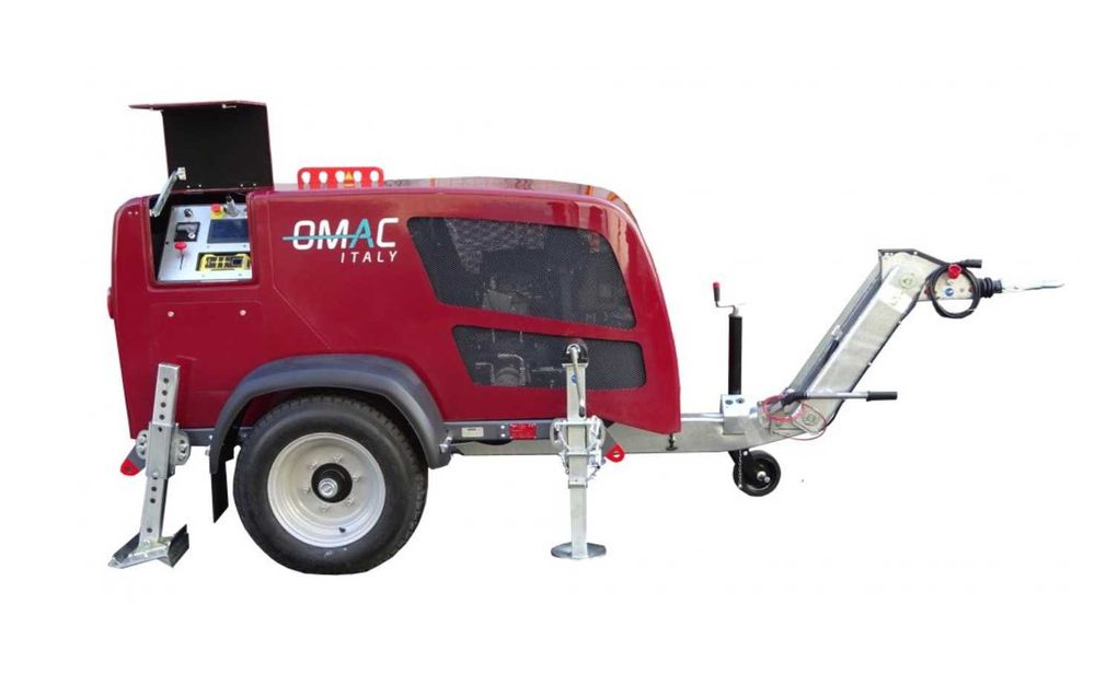 Wciągarka linowa do kabli, kablówka 5 ton OMAC UP50 z rejestratorem