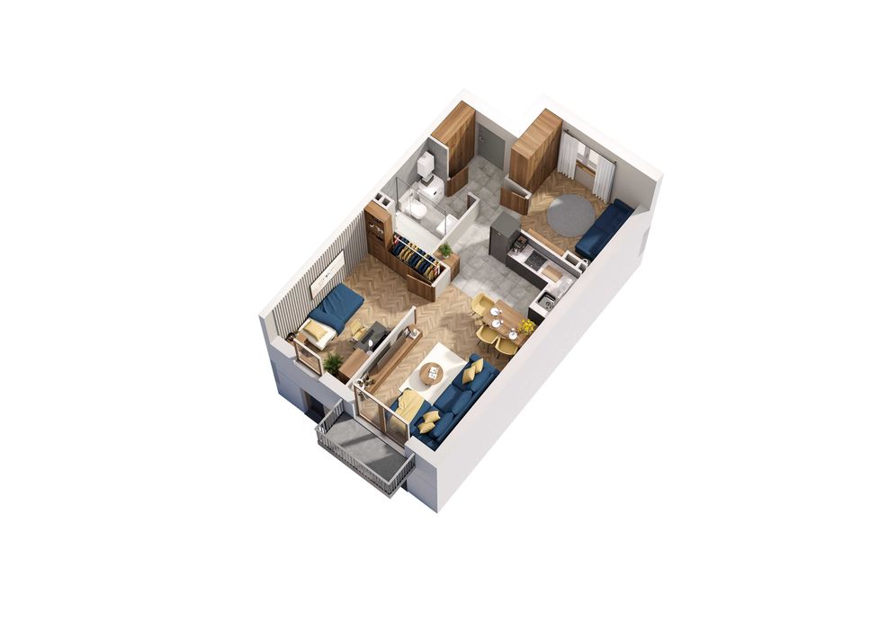 NOWE 3 pokoje 45 m² | Ogródek/balkon | Brwinów | Pruszków|  od 399 500 zł