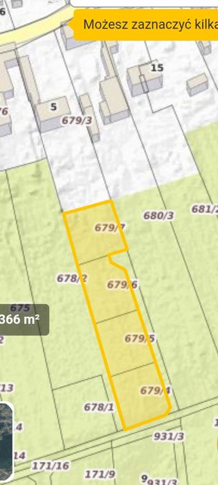 Sprzedam piękne działki w Jamnie/Koszalin
