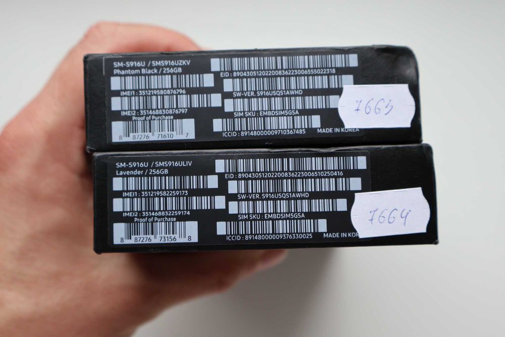 Новий Samsung Galaxy S23+ Plus 256Gb SM-G916U Phantom Black / Lavender