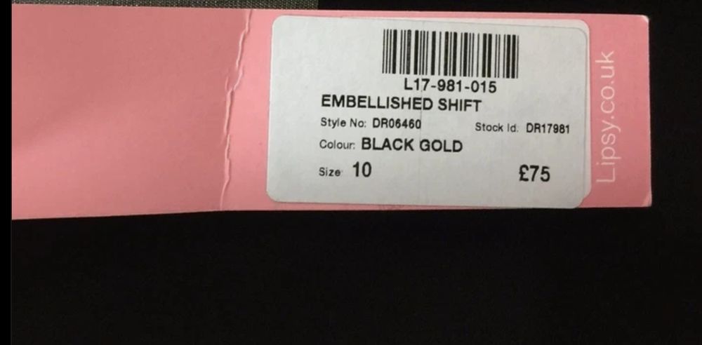 Czarno-złota sukienka karnawał wesele
