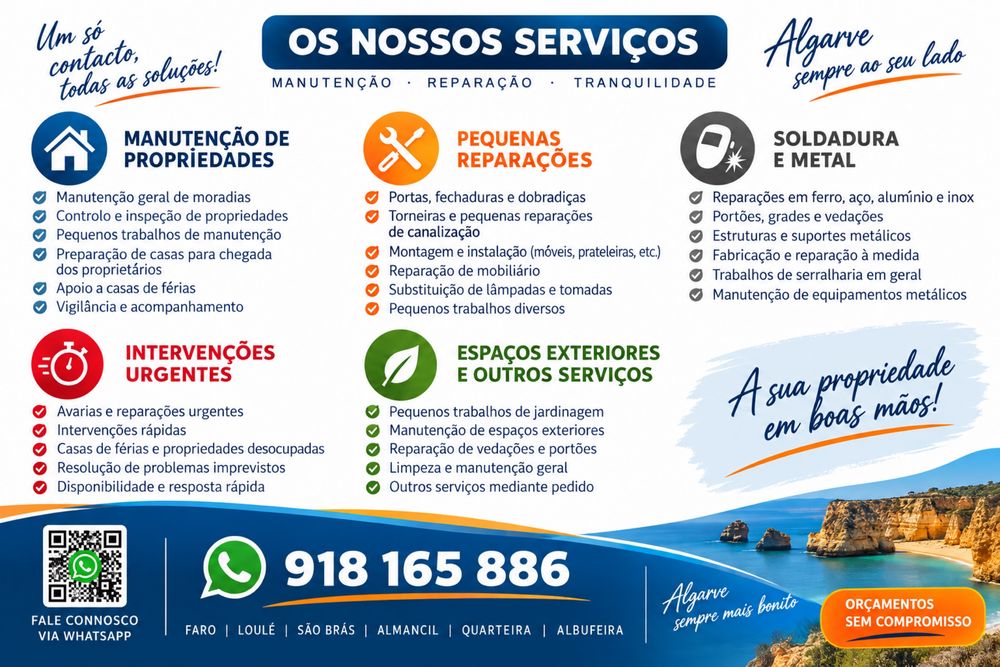 ALGARVE ASSISTÊNCIA 360 – Manutenção e Reparações ao Domicílio