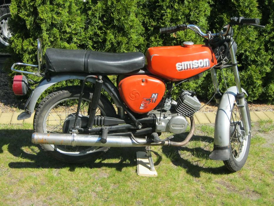 Motorower SIMSON S51 pierwszy właściciel od nowości oryginał zielone ...